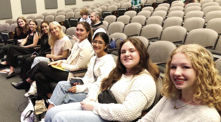 Students at region literary meet competition March 8. CONTRIBUTED