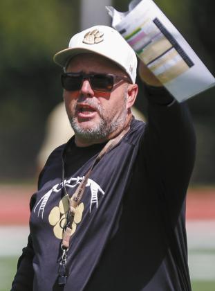 Chris MacFarland, Greene County’s third head coach in as many years, intends to bring back stability to its football program. LANCE McCURLEY/Staff