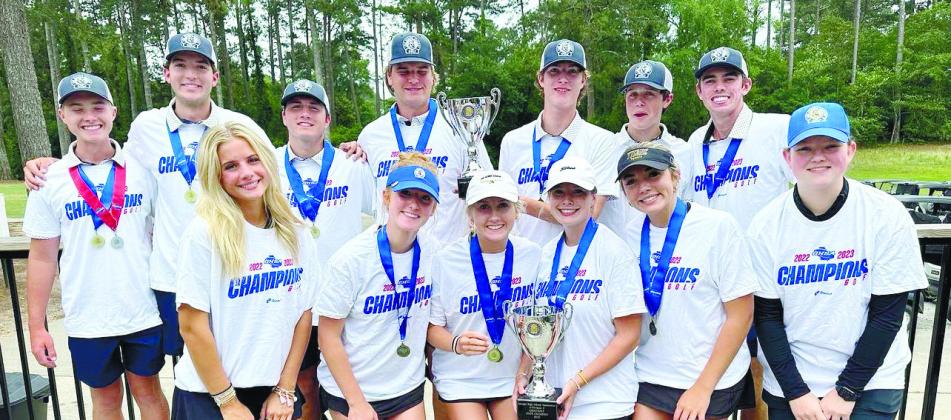 This year’s state championship marked Lake Oconee Academy’s third straight title since 2021, and multiple golfers from both the girls and boys teams earned All-State honors for their hard work. CONTRIBUTED