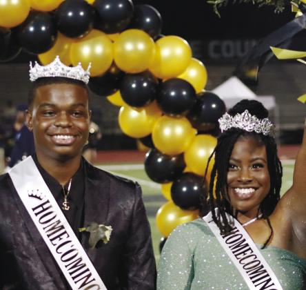 Greene County High School named Jessie Porter (left) Homecoming king and Amauria West (right) Homecoming queen last Friday. BRENDAN KOERNER/Staff
