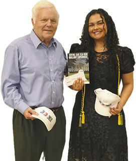 GCHS student receives scholarship check
