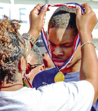 Medals were awarded to each student-athlete at the inaugural War Eagle Games in Eatonton.