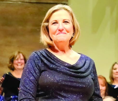 Artistic Director Donna C. Valvo received a standing ovation at the end of the evening’s performance.