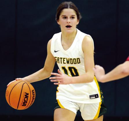 Maddie Capps, a freshman for the Lady Gators, had a big game with 18 points against Trinity Christian last Saturday. IAN TOCHER/File photo