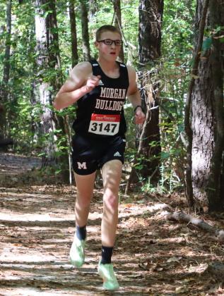 Rising sophomore Sam Wingfield during the Region 4-AAA meet at Bill Wood Park last October. STAFF/Lance McCurley