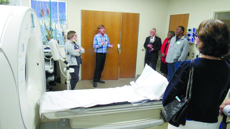 The new 640 slice CT Scanner can scan a person’s body in one minute and the heart in only one beat. MARK ENGEL/Staff
