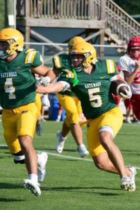 Gatewood junior running back and linebacker Brady Haley has been one of the Gators’ most dependable players through the first two games of the season, contributing on both sides of the ball. IAN TOCHER/Staff