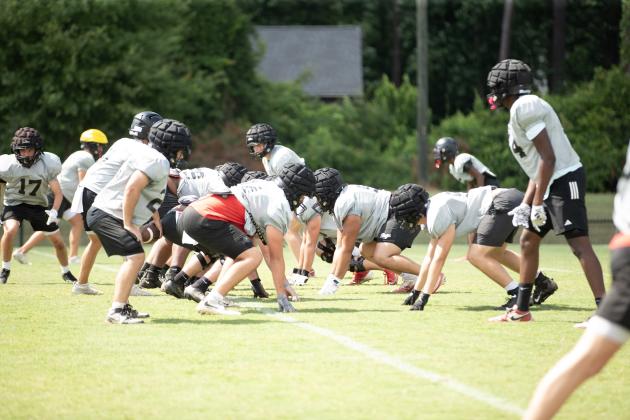 Morgan County’s offensive and defensive lines will be key to the Bulldogs’ success this season, with both groups expected to set the tone in the trenches. SKYLA MORRIS/Staff