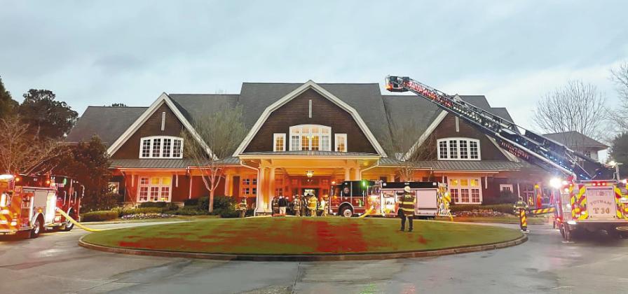 A fire at the Lingerlonger Steakhouse caused smoke and minor water damage as firefighters were able to get the fire under control quickly. CONTRIBUTED
