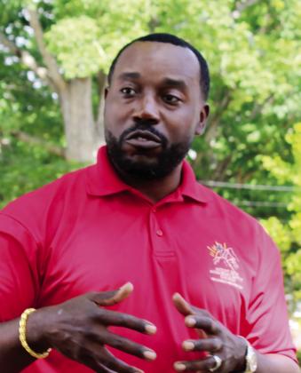 Greensboro Mayor Corey Williams says he had the opportunity to run and be elected to political office because of the sacrifice and suffering of men like Abram Colby. LYNN HOBBS/Staff