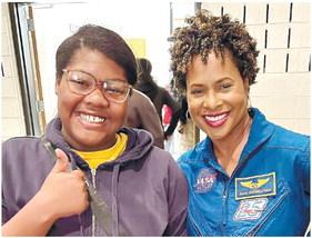 Oriona Harris, a student who aspires to be a rocket scientist, meets Joan Higginbotham. CONTRIBUTED