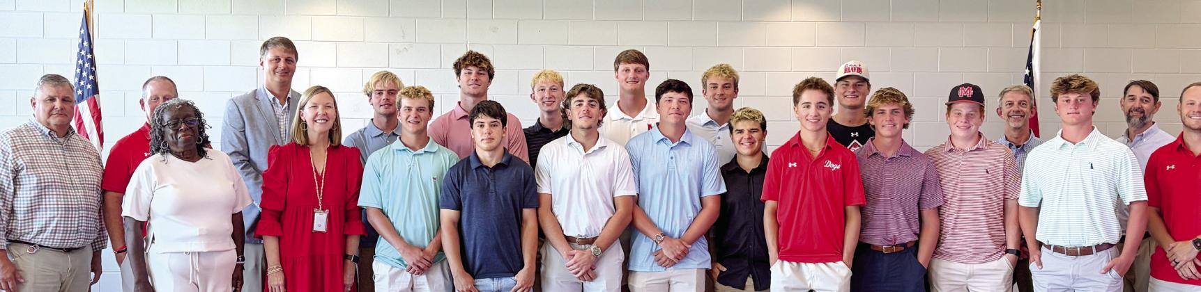 The Morgan County Board of Education recognized the Diamond Dogs on Monday for winning their first state title in program history. SKYLA MORRIS/Staff