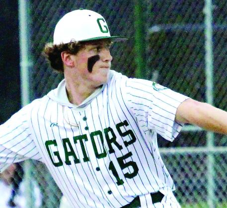 Gatewood’s Lawson Wooten finished off the RSC Eagles with seven strikeouts while allowing no runs and no walks in the final three innings. TREY NORRIS/Staff