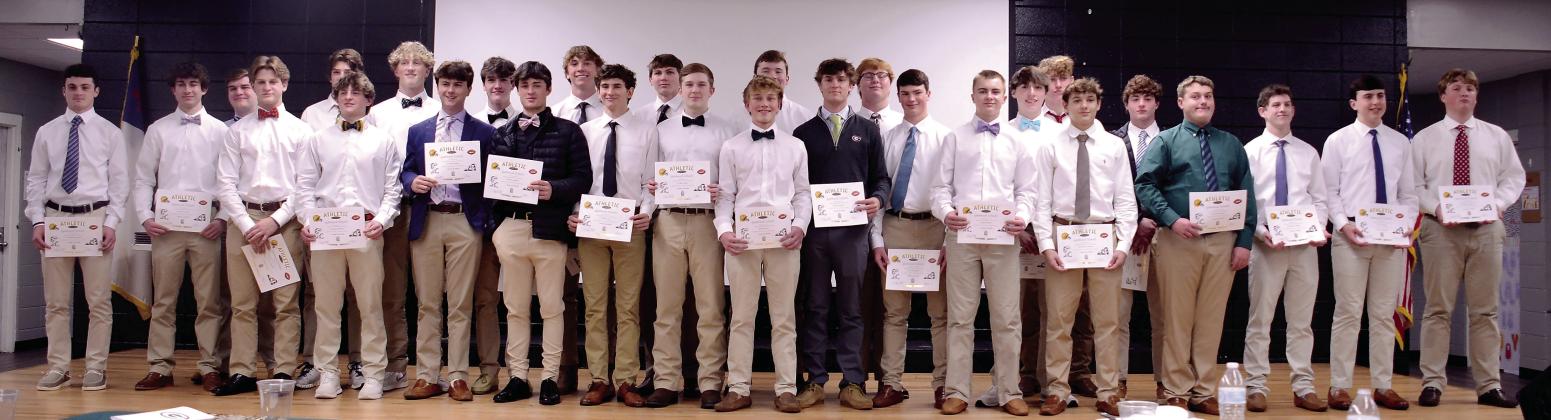 The entire Gatwood football team was honored at the end-of-season awards banquet. IAN TOCHER/Staff