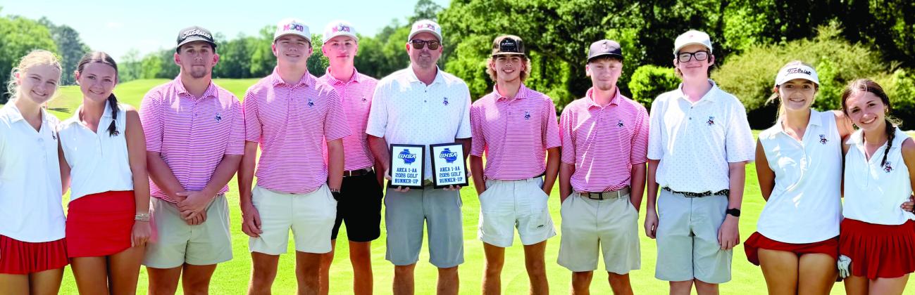 Morgan County’s boys and girls golf teams turned in successful seasons under first-year head coach Chris Nelson. CONTRIBUTED