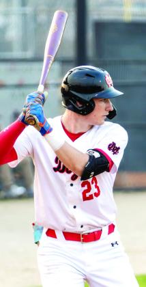 Morgan County senior Ty Tillery waits on a pitch at the plate. SKYLA MORRIS/Staff