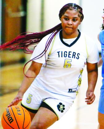 Sophomore Denver McCommons represented the Lady Tigers as a secondteam All-Region selection. LANCE McCURLEY/Staff