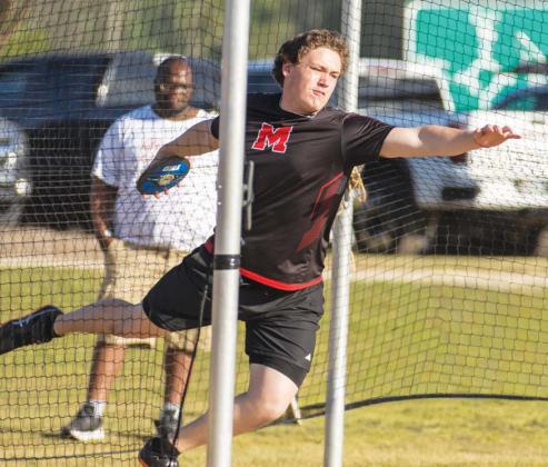 Jack Morris qualified in shot put and discus. SKYLA MORRIS/Staff