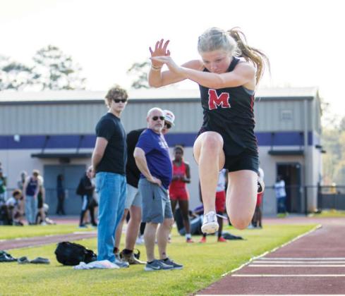 Chandler Aaron will represent the girls team in several events at the state meet. SKYLA MORRIS/Staff