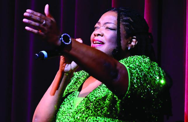 Vocalist Loretta Farley closed the 5th annual Peaceful Purpose Hospice “Diamonds in the Sky” event with a powerful performance that spurred spontaneous applause at various times. IAN TOCHER/Staff