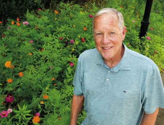 Harbor Club resident Ken McPherson transformed a roadside patch of weed-infested grassland into an inviting wildflower garden for neighbors and visitors to enjoy. IAN TOCHER/Staff