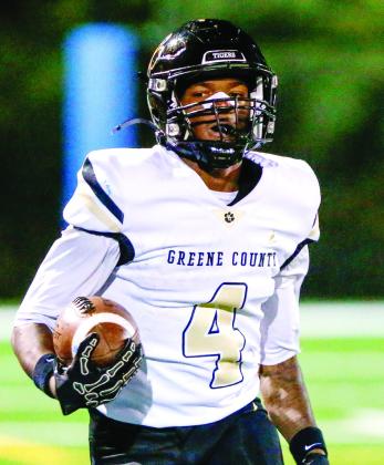 Greene County senior receiver Dontriel Grable was an All-Region first-team selection. LANCE McCURLEY/Staff