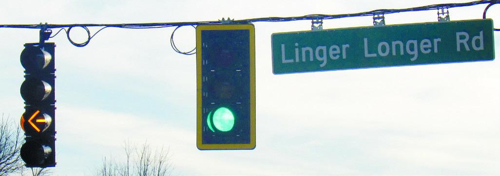 GDOT changes mind on Feb. 14 and replaces red arrows with flashing yellow arrow. MARK ENGEL/Staff