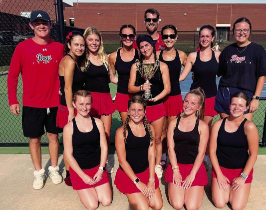 The Morgan County girls tennis team won the Region 2-2A championship after defeating Pike County. CONTRIBUTED