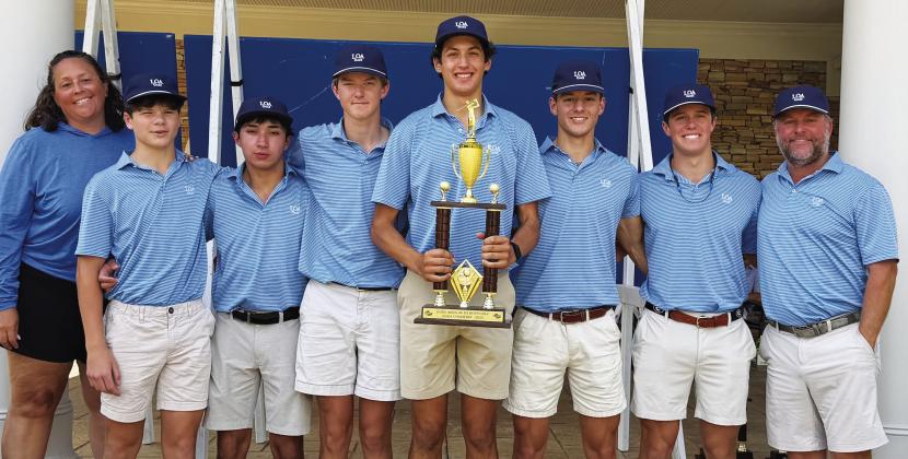 The Titans won the area championship with a team score of 296, finishing eight strokes ahead of second-place Trion. CONTRIBUTED