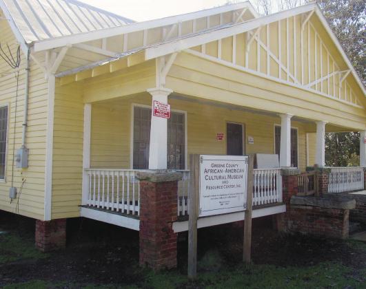 The Greene County African American History and Culture Museum is located at 1415 Northeast Street in Greensboro. Email mamie@gcaam.org for information and hours. MARK ENGEL/Staff