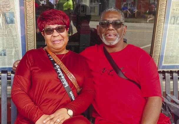 Mr. and Mrs. Darryl Ishman made a special trip from Atlanta to enjoy their 45th wedding anniversary at the Jubilee.