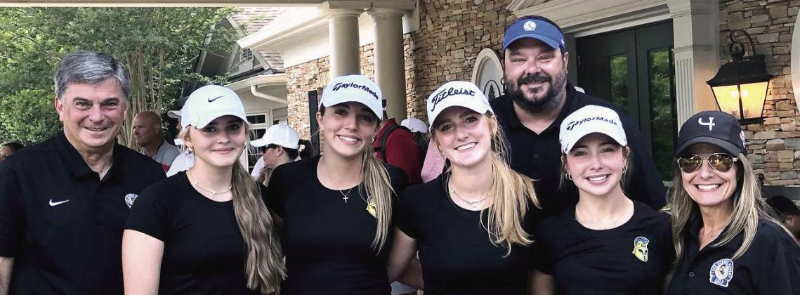 Lake Oconee Academy's Lady Titans golf team is state-bound after winning their third-straight region title last weekend. The LOA girls will next play May 20-21 for the GHSA A-II championship at Southern Hills in Hawkinsville. (CONTRIBUTED)