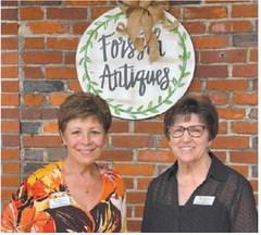 Dianne Hattaway (l-r) and Carol Robeson, the owners of Forsyth Antique and More, say the store is the largest antiques store in Middle Georgia. CONTRIBUTED