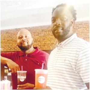 Both Greensboro Mayor Pro Tem David Neal and Council member Jontavious Smith frequent Main Street Nutrition for their refreshing drinks. MAUREEN STRATTON/Staff