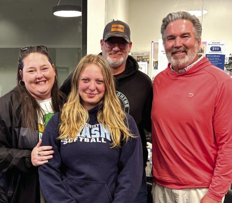 Amanda O’mara, Madyson O’mara, Brian O’mara, and Rob Bosart. CONTRIBUTED