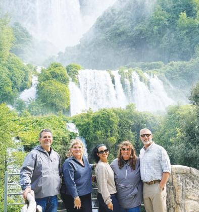 Putnam County High School teachers and administrators, including Principal Dr. Andrew Cooper (left) accompanied students on their trip to Italy. CONTRIBUTED