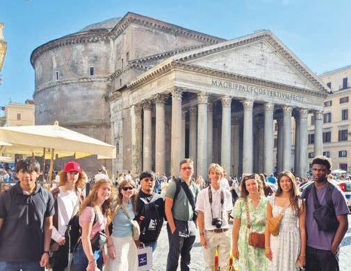 Putnam County High School juniors enjoyed both urban and rural sights and experiences on their recent visit to several historic sites in Italy. CONTRIBUTED