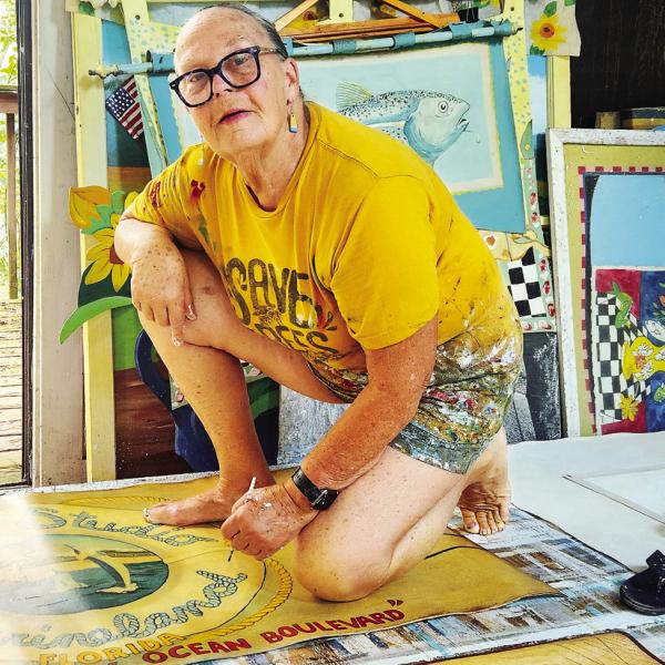 Molly Lesnikowski in her studio. (CONTRIBUTED)