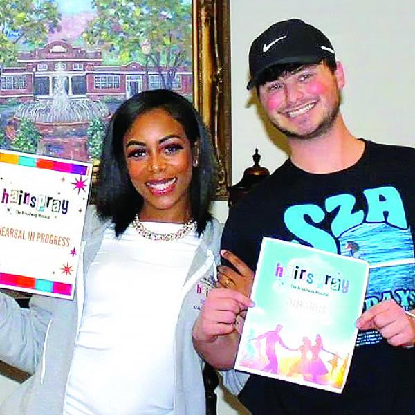 Kellsey Ortega (left) plays Tracy Turnblad, and Tyler Stella plays Link Larkin in “Hairspray the Musical,” coming soon to The Plaza. CONTRIBUTED