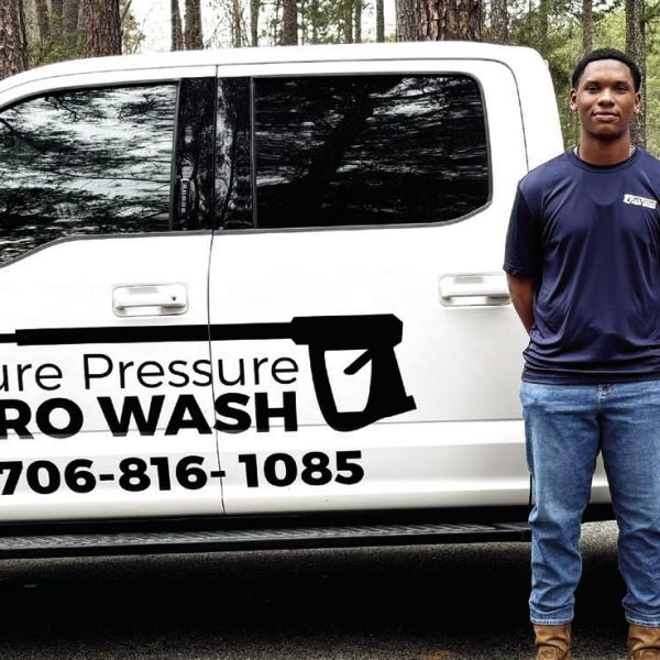 Owned and operated by 18-year-old entrepreneur Knox Van Mol, Pure Pressure Pro Wash has already served over 100 customers in its first year. CONTRIBUTED