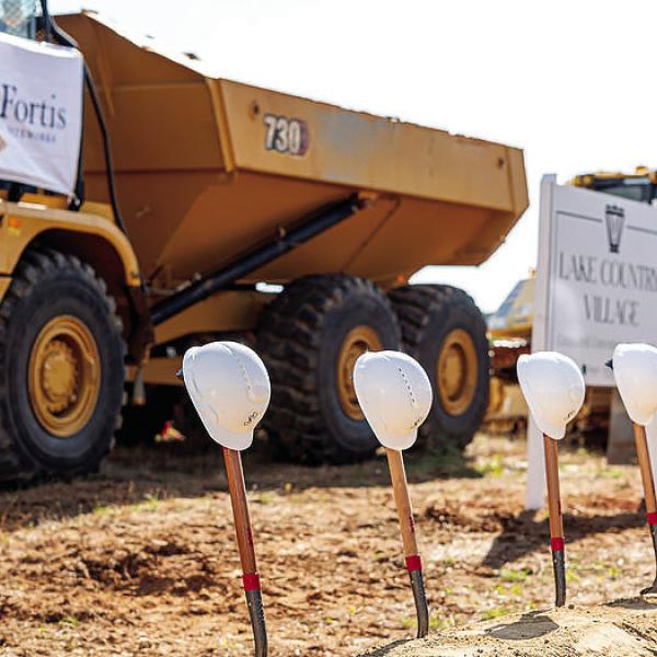 Shaifer Partners hosted a groundbreaking ceremony on June 26 to mark the beginning of construction for Lake Country Village in Putnam County. CONTRIBUTED
