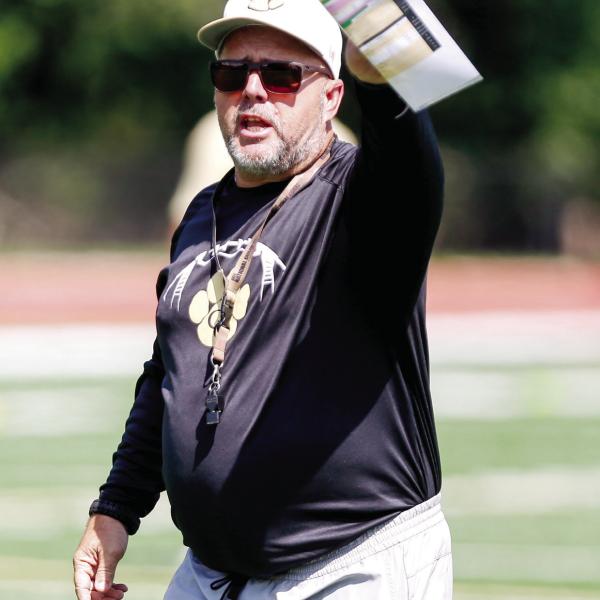 Greene County head football coach Chris MacFarland says his team is taking the remainder of the season “one week at a time.” FILE PHOTO