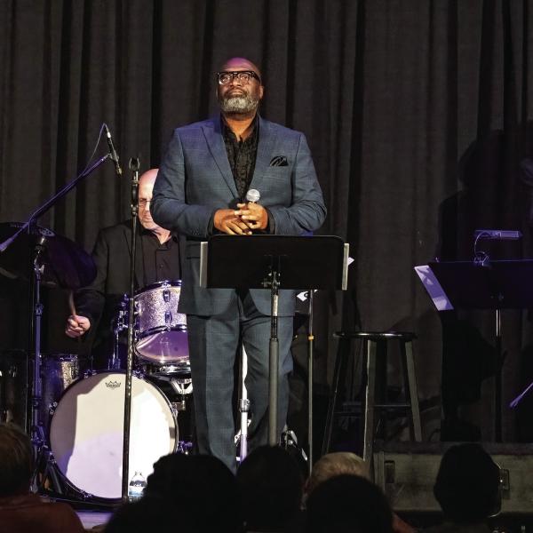 Fun times with the great musicians and vocalist of the Jazz Legacy Project. LEIGH LOFGREN/Staff