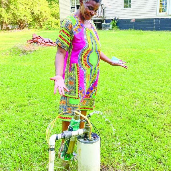 Neighbors Helping Neighbors fixed Putnam County resident Doris Jordan’s well pump that had cut off her water supply. CONTRIBUTED