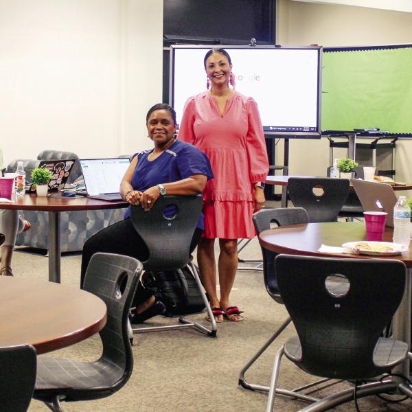 The on-site Greene College and Career Academy staff held an end-of-year meeting June 6 at Greene County High School. SKYLA MORRIS/Staff