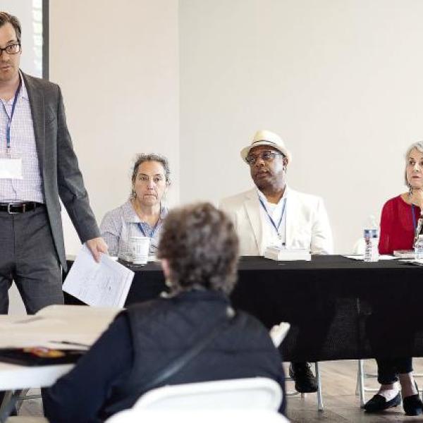 Aspiring authors pay close attention as an instructor goes over material during a prior Georgia Writers Museum seminar similar to GWM’s Write on the Lake event scheduled for Feb. 21-23 this year. CONTRIBUTED
