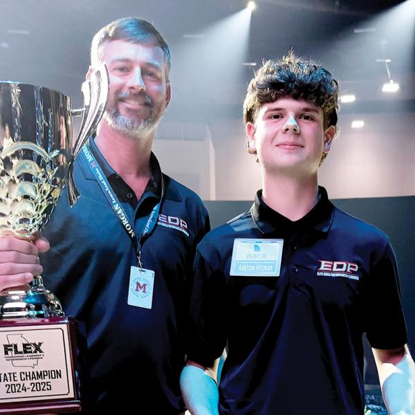 Morgan County High School junior Addison Hilsman won the Georgia Foundational Leadership &amp; Entrepreneur X-perience competition earlier this month and took home a $10,000 prize. CONTRIBUTED