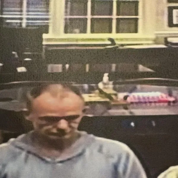 Pictured is the unidentified man who is accused of attempting to rob the Bank of Madison on Eatonton Road Tuesday morning. CONTRIBUTED