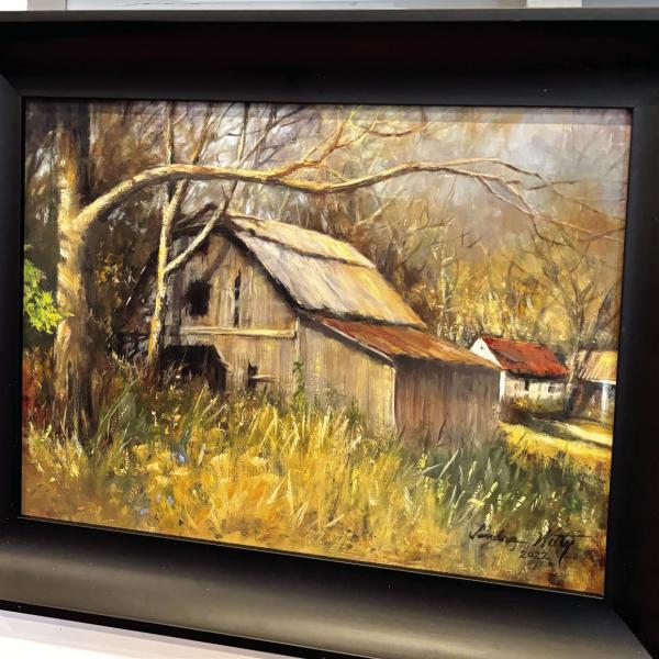 A barn painting a part of the “The Way We Were… Art Inspired by Nostalgia" exhibit. EMMA CLAUSE/Staff