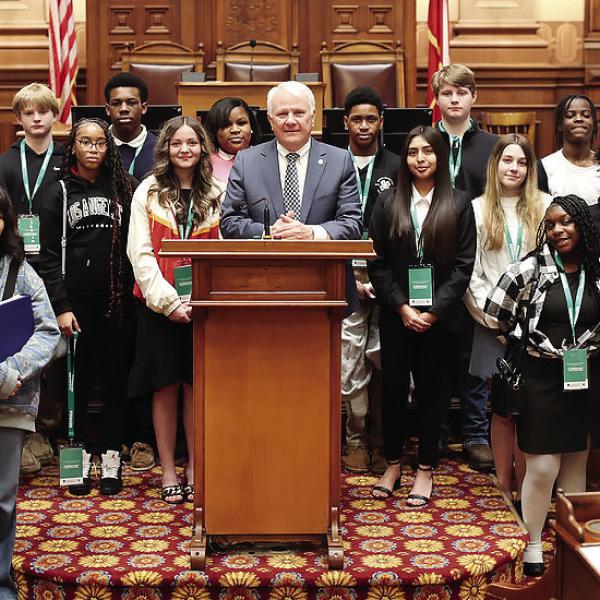 Greene County 4-H’ers attended 4-H Day at the Capitol on Feb. 25. CONTRIBUTED